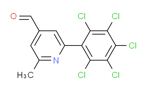 2-Methyl-6-(perchlorophenyl)isonicotinaldehyde
