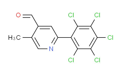 5-Methyl-2-(perchlorophenyl)isonicotinaldehyde