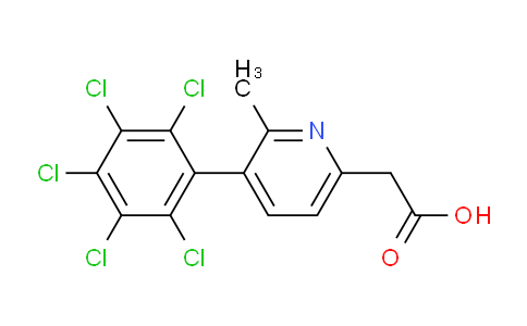 AM30326 | 1361598-13-1 | 2-Methyl-3-(perchlorophenyl)pyridine-6-acetic acid