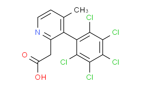 AM30332 | 1361650-74-9 | 4-Methyl-3-(perchlorophenyl)pyridine-2-acetic acid