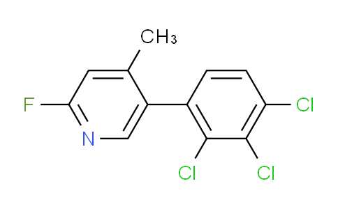 AM30524 | 1361508-58-8 | 2-Fluoro-4-methyl-5-(2,3,4-trichlorophenyl)pyridine