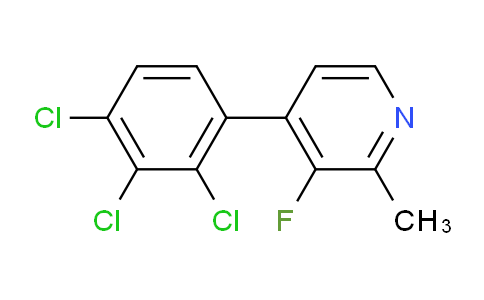 AM30539 | 1361668-07-6 | 3-Fluoro-2-methyl-4-(2,3,4-trichlorophenyl)pyridine