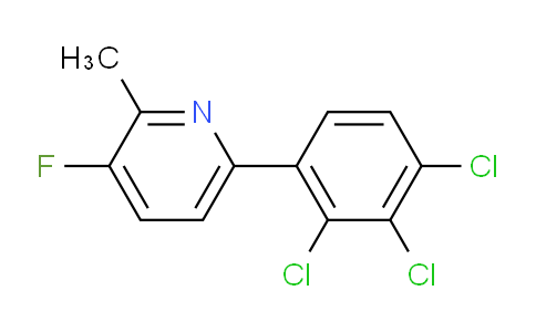 AM30542 | 1361658-25-4 | 3-Fluoro-2-methyl-6-(2,3,4-trichlorophenyl)pyridine