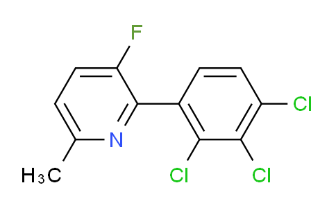 AM30551 | 1361490-08-5 | 3-Fluoro-6-methyl-2-(2,3,4-trichlorophenyl)pyridine