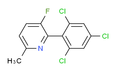 AM30552 | 1361648-77-2 | 3-Fluoro-6-methyl-2-(2,4,6-trichlorophenyl)pyridine