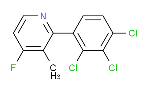 AM30560 | 1361520-41-3 | 4-Fluoro-3-methyl-2-(2,3,4-trichlorophenyl)pyridine