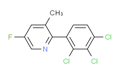 AM30566 | 1361545-66-5 | 5-Fluoro-3-methyl-2-(2,3,4-trichlorophenyl)pyridine