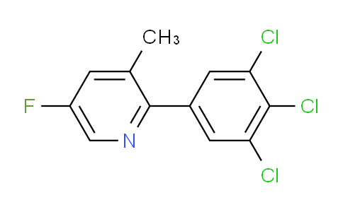 AM30568 | 1361658-37-8 | 5-Fluoro-3-methyl-2-(3,4,5-trichlorophenyl)pyridine