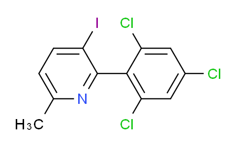 3-Iodo-6-methyl-2-(2,4,6-trichlorophenyl)pyridine