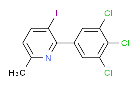 3-Iodo-6-methyl-2-(3,4,5-trichlorophenyl)pyridine