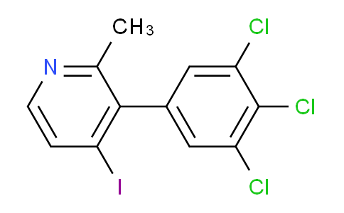 4-Iodo-2-methyl-3-(3,4,5-trichlorophenyl)pyridine