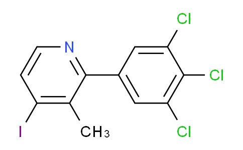 4-Iodo-3-methyl-2-(3,4,5-trichlorophenyl)pyridine