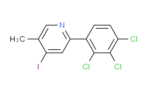4-Iodo-5-methyl-2-(2,3,4-trichlorophenyl)pyridine