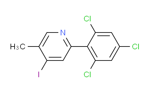 4-Iodo-5-methyl-2-(2,4,6-trichlorophenyl)pyridine