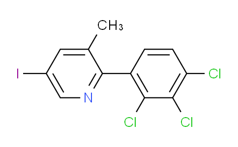 5-Iodo-3-methyl-2-(2,3,4-trichlorophenyl)pyridine