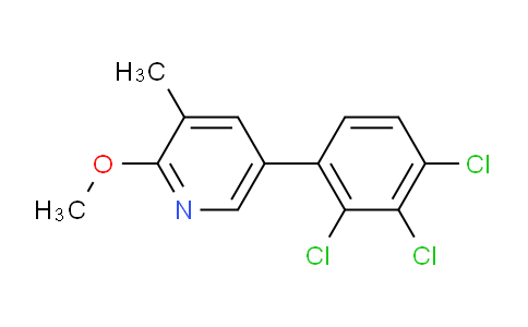 AM30615 | 1361548-56-2 | 2-Methoxy-3-methyl-5-(2,3,4-trichlorophenyl)pyridine