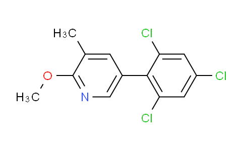 AM30616 | 1361489-93-1 | 2-Methoxy-3-methyl-5-(2,4,6-trichlorophenyl)pyridine
