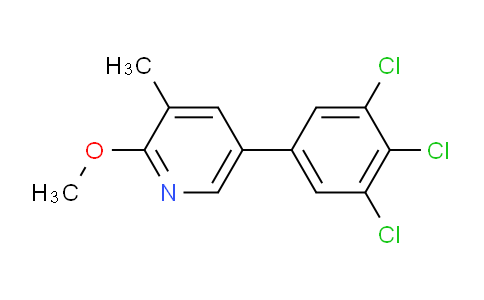 AM30617 | 1361561-52-5 | 2-Methoxy-3-methyl-5-(3,4,5-trichlorophenyl)pyridine