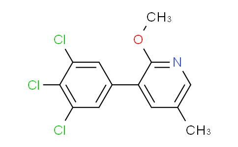 AM30626 | 1361670-91-8 | 2-Methoxy-5-methyl-3-(3,4,5-trichlorophenyl)pyridine