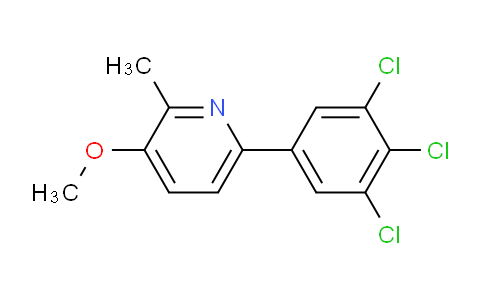 AM30641 | 1361649-70-8 | 3-Methoxy-2-methyl-6-(3,4,5-trichlorophenyl)pyridine