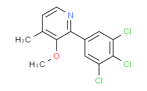 AM30644 | 1361509-09-2 | 3-Methoxy-4-methyl-2-(3,4,5-trichlorophenyl)pyridine