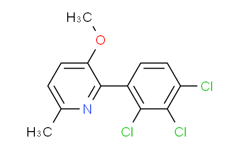 AM30648 | 1361662-90-9 | 3-Methoxy-6-methyl-2-(2,3,4-trichlorophenyl)pyridine