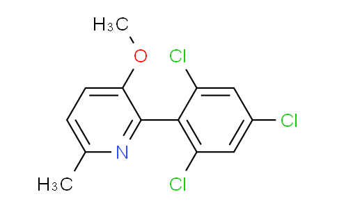 AM30649 | 1361511-47-8 | 3-Methoxy-6-methyl-2-(2,4,6-trichlorophenyl)pyridine