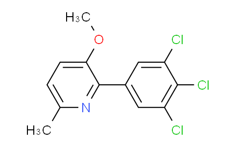AM30650 | 1361649-74-2 | 3-Methoxy-6-methyl-2-(3,4,5-trichlorophenyl)pyridine