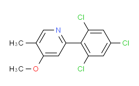 4-Methoxy-5-methyl-2-(2,4,6-trichlorophenyl)pyridine