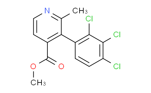 Methyl 2-methyl-3-(2,3,4-trichlorophenyl)isonicotinate