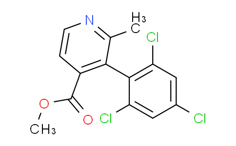 Methyl 2-methyl-3-(2,4,6-trichlorophenyl)isonicotinate