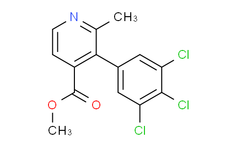 Methyl 2-methyl-3-(3,4,5-trichlorophenyl)isonicotinate