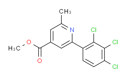 AM30672 | 1361670-54-3 | Methyl 2-methyl-6-(2,3,4-trichlorophenyl)isonicotinate