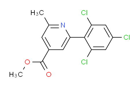 AM30673 | 1361512-25-5 | Methyl 2-methyl-6-(2,4,6-trichlorophenyl)isonicotinate