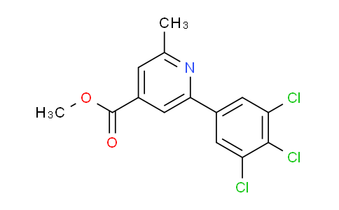 AM30674 | 1361693-68-6 | Methyl 2-methyl-6-(3,4,5-trichlorophenyl)isonicotinate