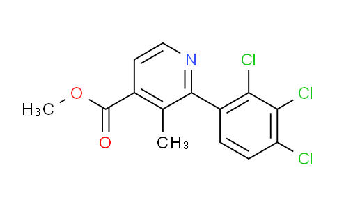 AM30675 | 1361487-89-9 | Methyl 3-methyl-2-(2,3,4-trichlorophenyl)isonicotinate