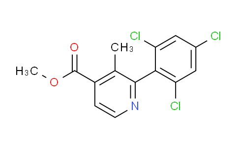AM30676 | 1361597-46-7 | Methyl 3-methyl-2-(2,4,6-trichlorophenyl)isonicotinate