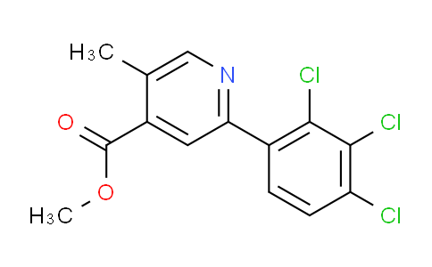 AM30678 | 1361541-72-1 | Methyl 5-methyl-2-(2,3,4-trichlorophenyl)isonicotinate