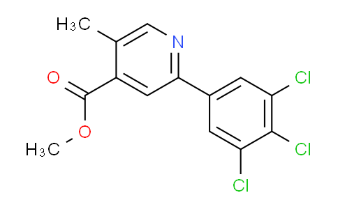 AM30680 | 1361649-01-5 | Methyl 5-methyl-2-(3,4,5-trichlorophenyl)isonicotinate