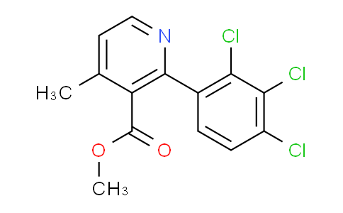AM30684 | 1361567-34-1 | Methyl 4-methyl-2-(2,3,4-trichlorophenyl)nicotinate