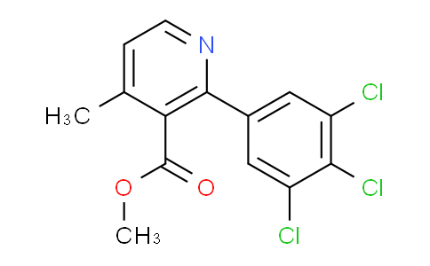 AM30686 | 1361470-97-4 | Methyl 4-methyl-2-(3,4,5-trichlorophenyl)nicotinate