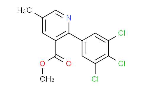 AM30689 | 1361504-66-6 | Methyl 5-methyl-2-(3,4,5-trichlorophenyl)nicotinate