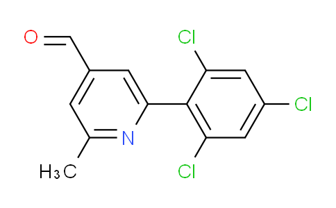 2-Methyl-6-(2,4,6-trichlorophenyl)isonicotinaldehyde
