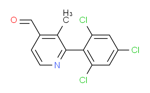 3-Methyl-2-(2,4,6-trichlorophenyl)isonicotinaldehyde