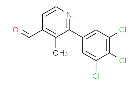 3-Methyl-2-(3,4,5-trichlorophenyl)isonicotinaldehyde
