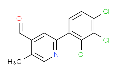 5-Methyl-2-(2,3,4-trichlorophenyl)isonicotinaldehyde
