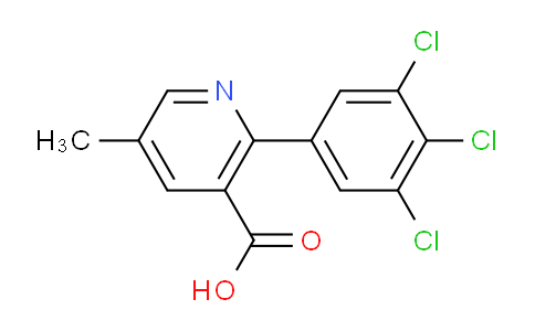 AM30763 | 1361590-75-1 | 5-Methyl-2-(3,4,5-trichlorophenyl)nicotinic acid