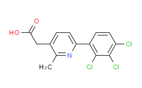 2-Methyl-6-(2,3,4-trichlorophenyl)pyridine-3-acetic acid