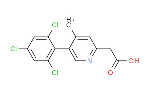 AM30810 | 1361591-24-3 | 4-Methyl-5-(2,4,6-trichlorophenyl)pyridine-2-acetic acid
