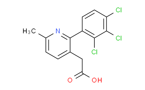 AM30821 | 1361649-73-1 | 6-Methyl-2-(2,3,4-trichlorophenyl)pyridine-3-acetic acid